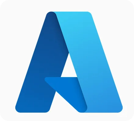 The Microsoft Azure platform represented as connected cloud services