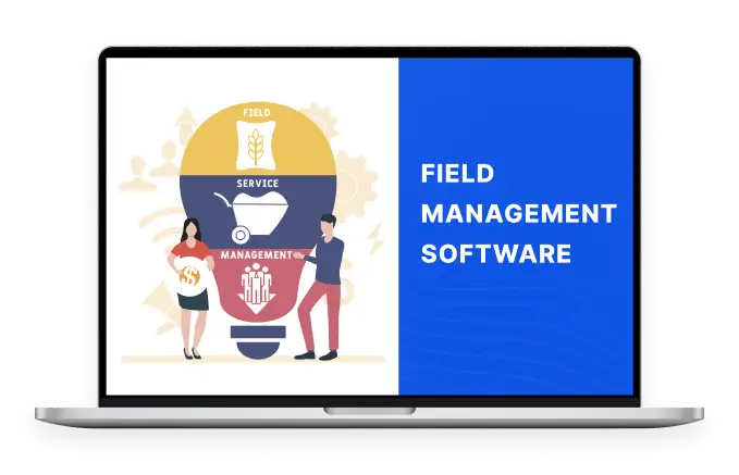 The field service management platform, showing its scheduling and dispatch views