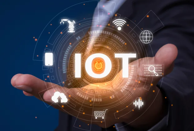 Connected devices and sensors feeding a business dashboard