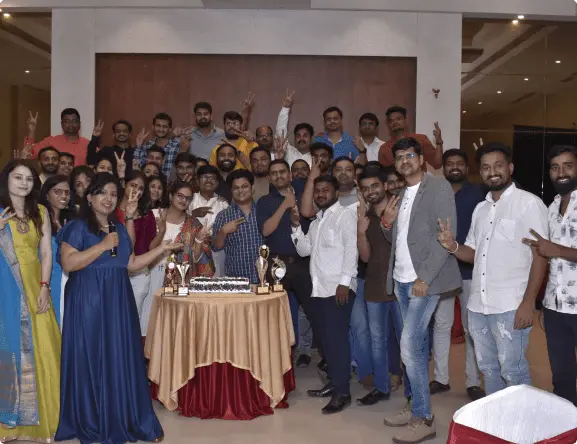 Employees being recognised at the annual gathering