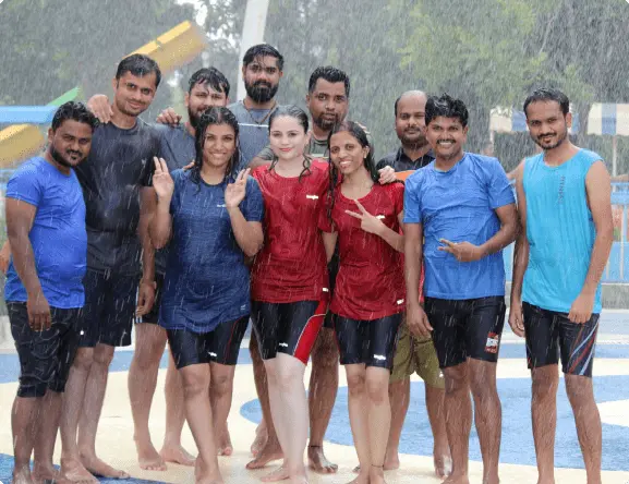 The Sphinx team together on a company outing