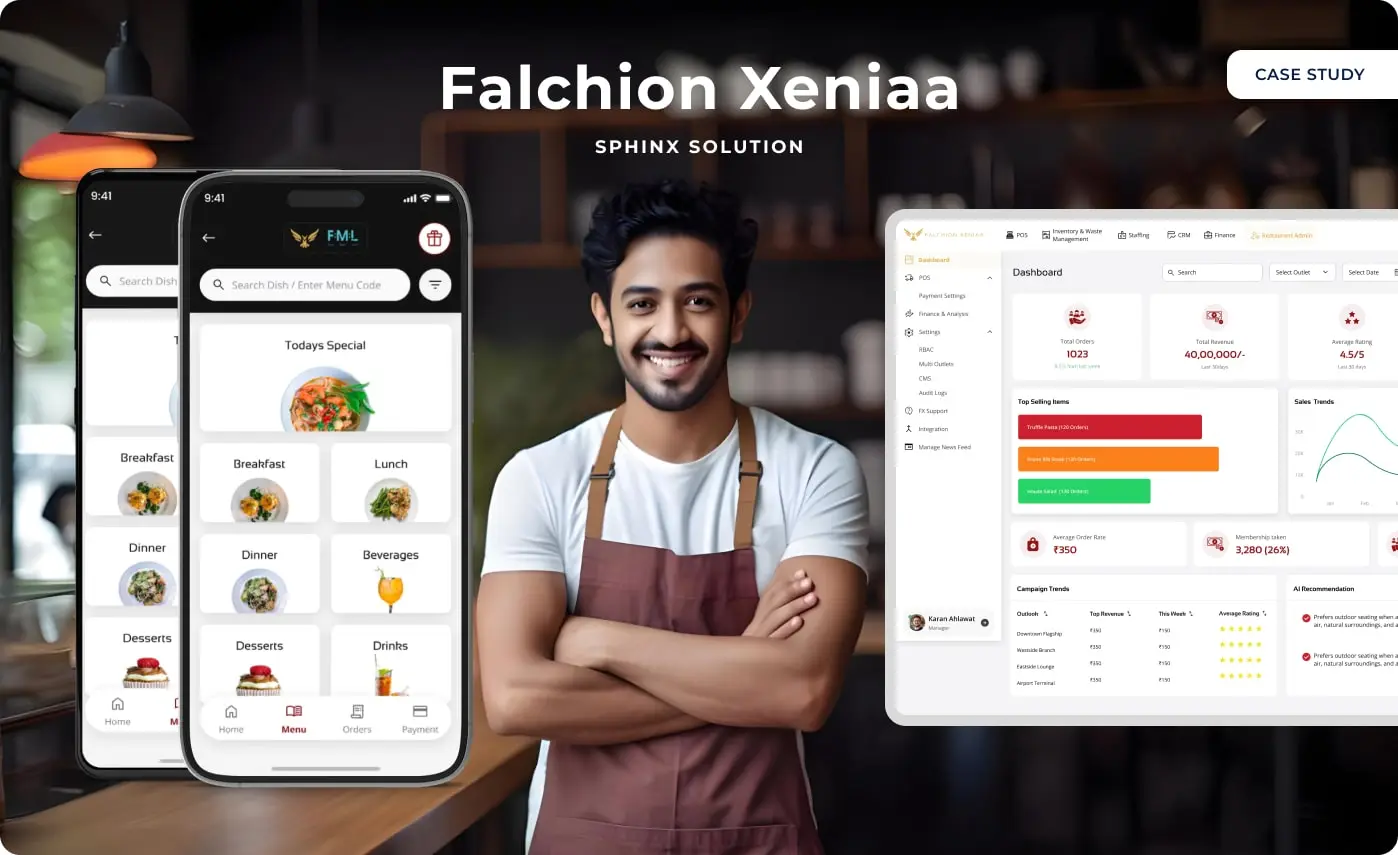 Case study cover reading &ldquo;Falchion Xeniaa, Sphinx Solution&rdquo;