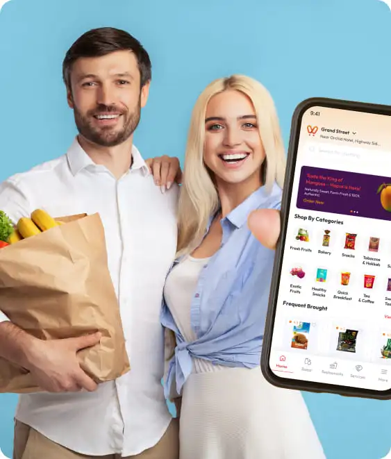 The Sarwa storefront and its product listings